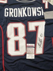 Rob Gronkowski Autographed Signed Jersey Auto Patriots Pats JSA WITNESSED COA - Picture 1 of 8