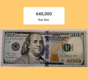 Low Run-Size $100 STAR NOTE Bill (640k) Very Rare :: (2009A) - Picture 1 of 4