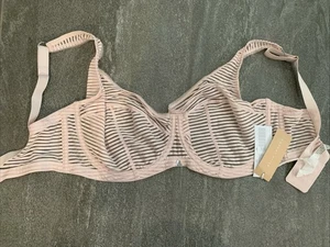 UVP 65 £ Neu mit Etikett Damen-BH Beija London Streifen Z pink 32G - Bild 1 von 7