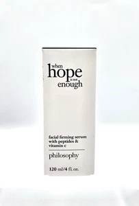 Philosophy When Hope is Not Enough Facial Firming Serum NEW In Box 4 fl oz - Picture 1 of 4