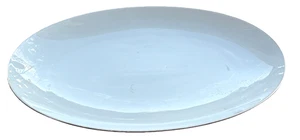 Plato grande para servir Noritake Colony China 14-3/8" Japón 5932 borde blanco plata - Imagen 1 de 6