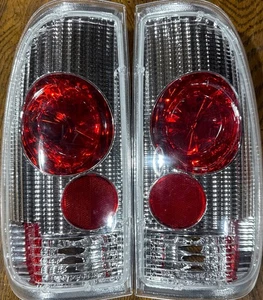 Used Altezza Tail Lights Pair PL-FD97TL-1 Clear Lens  Fit 1997 Ford F-150 - Picture 1 of 6
