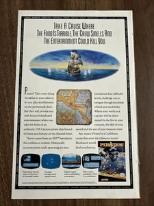 Pirates! Nintendo NES Game Video Vintage Print Ad Wall Art Microprose Ultra - Picture 1 of 1