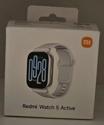 Xiaomi® Redmi™ Watch 5 Active silber, Smartwatch - BT 5.3, 18 Tage Akkulaufzeit - Bild 1 von 3