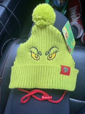 Grinch Perro Gato Mascota Tejido Sombrero Gorro Navidad, Talla M/L Foto 1 de 4