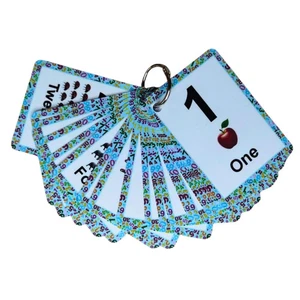 Tarjetas flash números 0-20 niños pequeños educación aprendizaje preescolar - Imagen 1 de 8