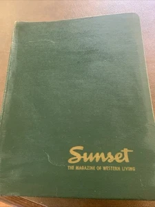1954  Sunset Magazines 12 Issues Magazine Of Western Living in Sunset Binder-USA - Bild 1 von 16