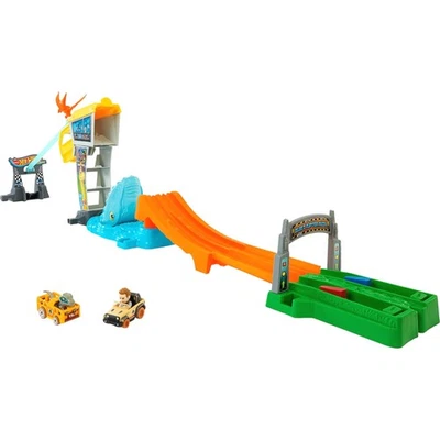 Hot Wheels Racer Verse Jurassic World Blues Raptor Rush Track Vehicles & Playset - Image 1 of 3