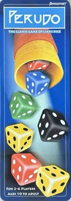 PERUDO - The Classic South American Game Of Liar’s Dice - Tin -  Complete - VG  - Photo 1/4