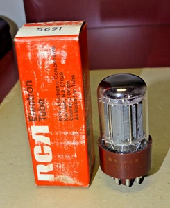 RCA Type 5691 Red Base Radio/Audio Tube, NOS - Bild 1 von 9