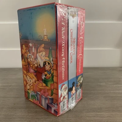 New Sealed Vintage Mini Christmas Classics VHS 3 Video Set Walt Disney Mickey - Image 1 of 4