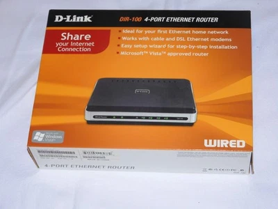 D-Link 100 4 10/100 Router (DIR-100), defekt - Bild 1 von 4