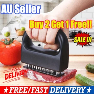 Stainless Steel Steak Meat Tenderizer Chicken Pouch Hole Needle Cooking Tool JC - Picture 1 of 15