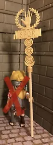 Playmobil Estandarte Romano Custom 3D/Roman Banner/Bannière Romaine/Römer Banner - Imagen 1 de 3