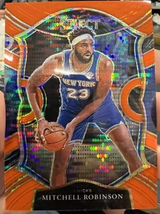 2020 Panini Select Concourse FOTL Neon Orange Pulsar Prizm /15 Mitchell Robinson - Picture 1 of 3