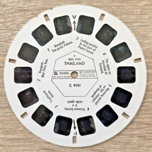 THAILAND VIEWMASTER REEL 1 FROM SET C915 RARE BANGKOK  Q085 - Picture 1 of 3