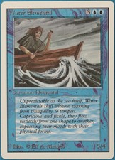 Water Elemental Unlimited NM Blue Uncommon MAGIC MTG CARD (ID# 206891) ABUGames
