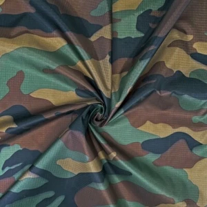 Tela Ripstop Selva Camuflaje Resistente al Agua Impermeable Ligero Nylon - Imagen 1 de 1