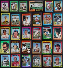 1975 Topps Baseball Cards Complete Your Set U You Pick From List 221-440
