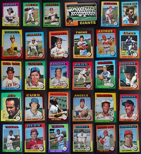 1975 Topps Baseball Cards Complete Your Set U You Pick From List 221-440