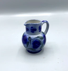 Petit pichet en grès d’Alsace bleu minitaure H 8 cm - Photo 1/7