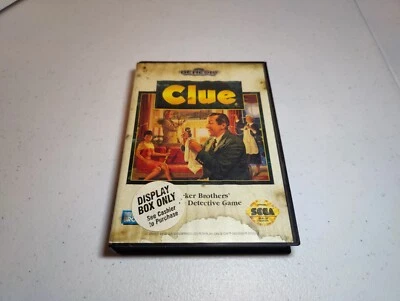 Clue Parker Brothers' (Sega Genesis, 1992) Complete In Box Hang Tab Tested/Works - Image 1 of 4