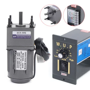 Controlador eléctrico de velocidad variable con motorreductor de CA 27 rpm/min 1:50 110 V - Imagen 1 de 16