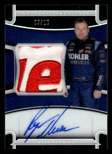 2022 National Treasures Racing Auto Patch Ryan Newman 07/10 - Picture 1 of 2