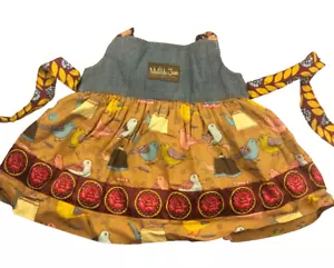 Matilda Jane Girls Size 4 Knot Straps Multicolor Top Paint By Numbers Doves - Picture 1 of 6