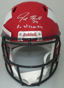 Tejidos JOE THOMAS Firmado Tamaño Completo Réplica Casco de Velocidad AMP AUTOMÁTICO con ENCENDIDO WI - JSA - Imagen 1 de 2
