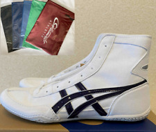 【Shoe bag included】Asics Wrestling Shoes EX-EO 1083A001 White×Purple×Silver