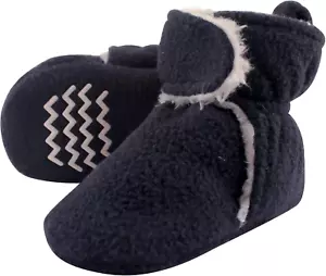 Unisex Baby Cozy Fleece and Faux Sherpa Booties - Picture 1 of 12