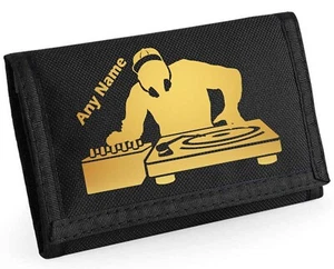 DJ Silueta Diseño Personalizado Niños Niños Destripador Billetera con Portamonedas, Navidad - Imagen 1 de 11