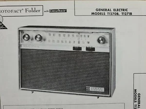 Sams Photofact Repair Service Parts Manual For General Electric T1270B Radio  - Picture 1 of 3