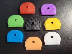 Lot 16 Caps Covers 8 Keys Colors Flexible Identify Your Keys Immediately - Picture 1 of 3