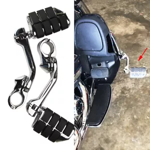 Par de estriberas protectoras de motor de carretera de 1 1/4" reposapiés para Harley Honda Kawasaki Indian - Imagen 1 de 10