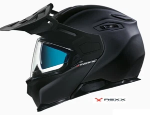 Casco modulare fibra NEXX x.vilijord nero opaco XL black matt adventure helmet - Bild 1 von 2