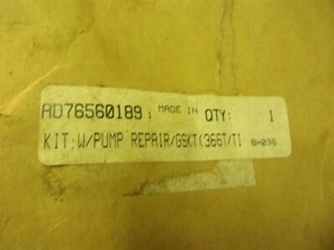 NEW AD76560189 Kit w/ Pump Repair/Gasket C366T/TI *FREE SHIPPING* - Picture 1 of 3