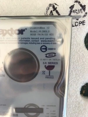*New* Maxtor DiamondMax (6L080L0) 80GB, 7200RPM, 3.5" Internal Hard Drive - Image 1 of 4