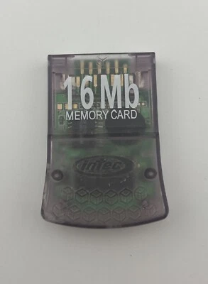 Transparent Intec 16MB Memory Card for Nintendo Gamecube or Wii - Image 1 of 3