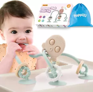Baby Teething Toys, High Chair Toy with Suction Cup for Infant Toddlers 6 12 18 - Picture 1 of 14