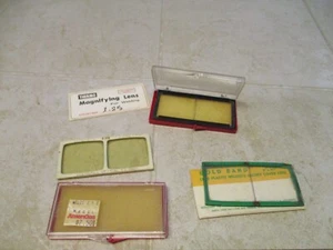 VTG Lot All Plastic Clear Welding Lenses Various Brands 2" x 4 1/4 Magnifiers - Picture 1 of 3