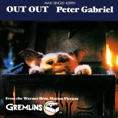 Peter Gabriel, Jerry Goldsmith– Out Out / Gizmo (1984 Europe Import, 12 " 45RPM) - Image 1 of 3