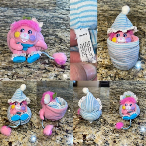 Vintage 1986 Those Characters From Cleveland Baby Cribsy Pocket Popple Mini Toy Cover
