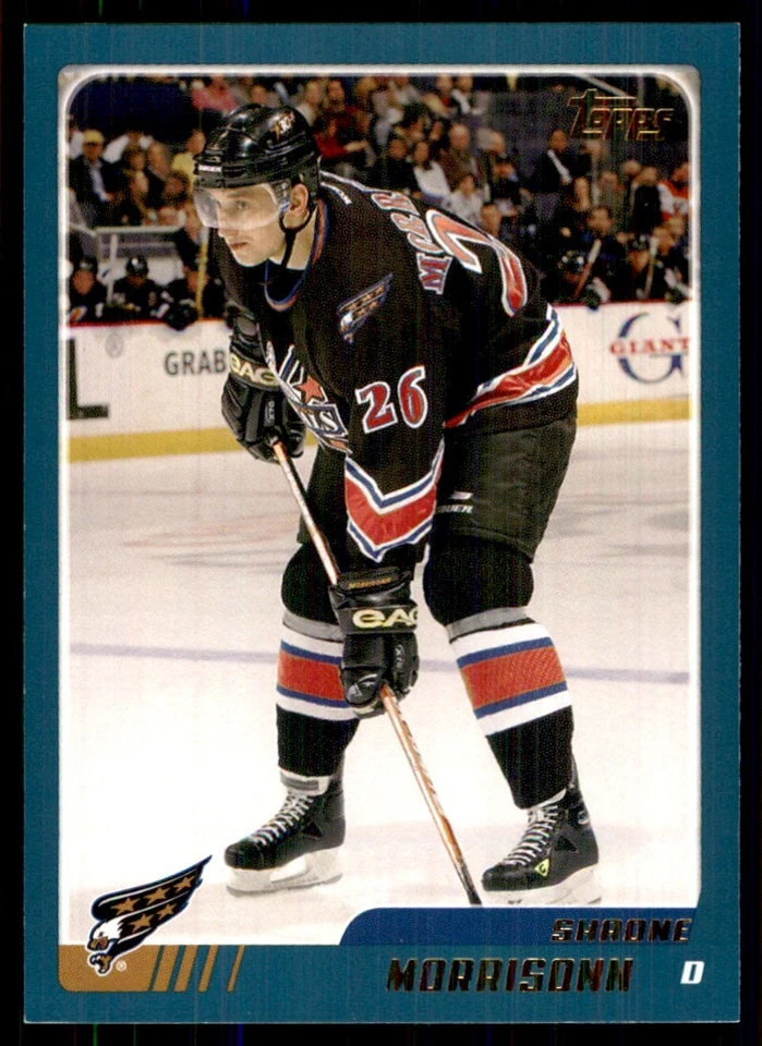 2003-04 Topps Traded & Rookies Shaone Morrisonn Washington Capitals #TT81 - Image 1 of 2