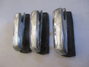 Fiat 850 Spider SportChrom Verdeckhaken Haken Verdeck Verdeckkastendeckel 3 Stck - Picture 1 of 15