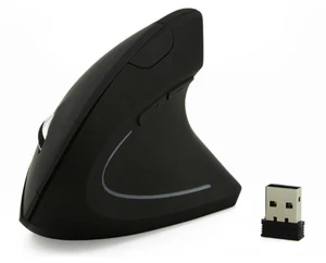 Souris Ergonomique Verticales PC Optique USB Sans Fil 2.4GHz confort ordinateur - Photo 1/4