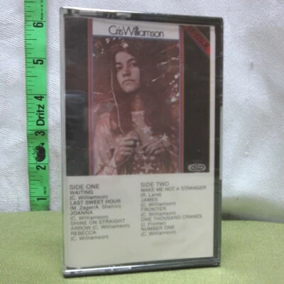 CRIS WILLIAMSON self-titled cassette tape 1971 re-issue NWT feminist folk LGBT - Image 1 of 2