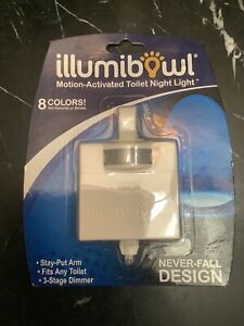 IllumiBowl Toilet Night Light (Motion Activated) multi color LED