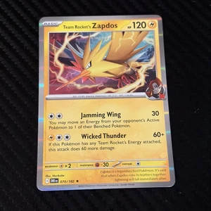 Team Rocket's Zapdos 070/182 Sv10: Destined Rivals Holo - Picture 1 of 2